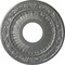 Ekena Millwork Nadia Ceiling Medallion (Fits Canopies up to 4 7/8"), 12 1/8"OD x 3 5/8"ID x 7/8"P, Silver CM12NASLS - alternate 1